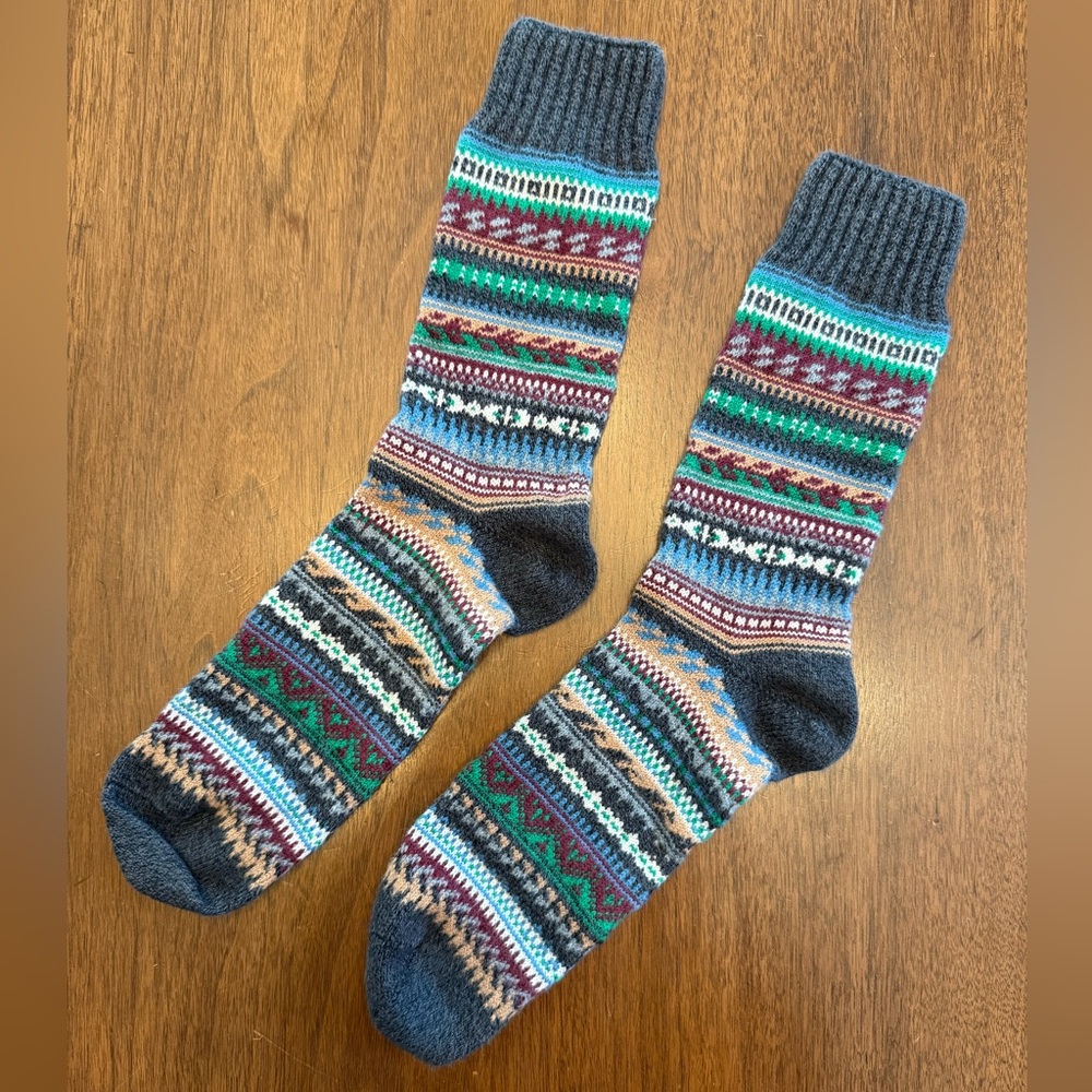 CHUP VIVIENDA Cotton Crew Socks Size Large Men US 9-12